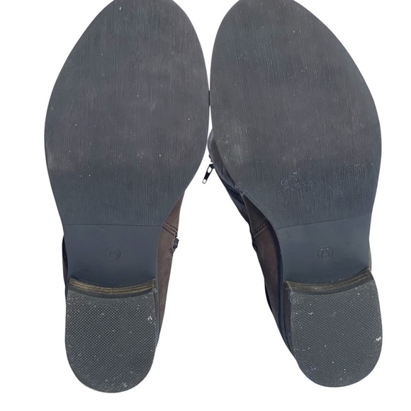 💥SALE💥STEVE MADDEN ALBANY BROWN LEATHER HARNESS EQUESTRIAN RIDING BOOTS SZ 7.5 - Picture 2 of 11